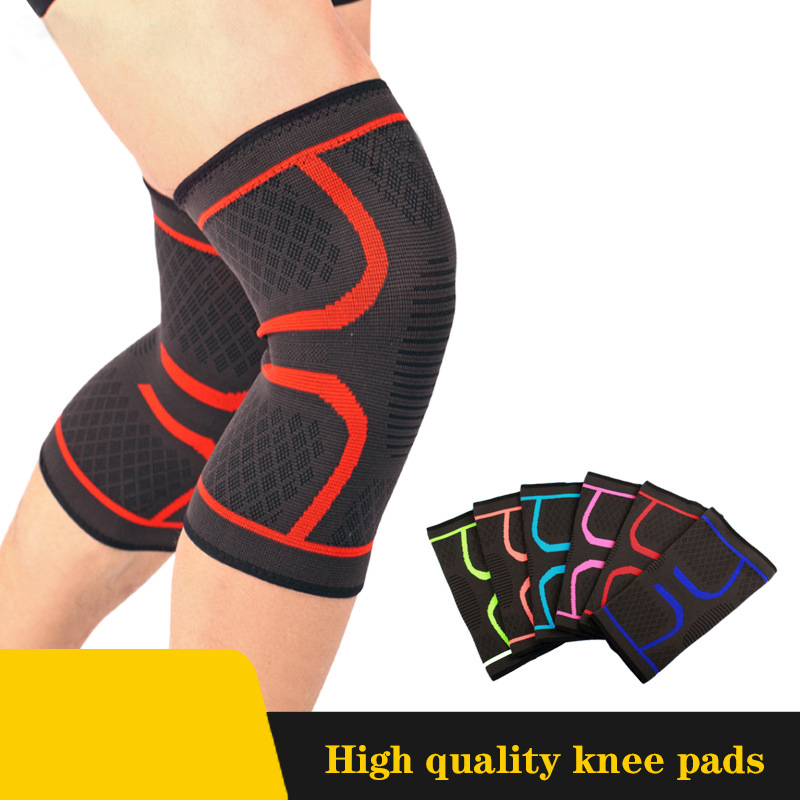 Knee Brace Badminton - Rodilleras de nailon elástico para deporte,