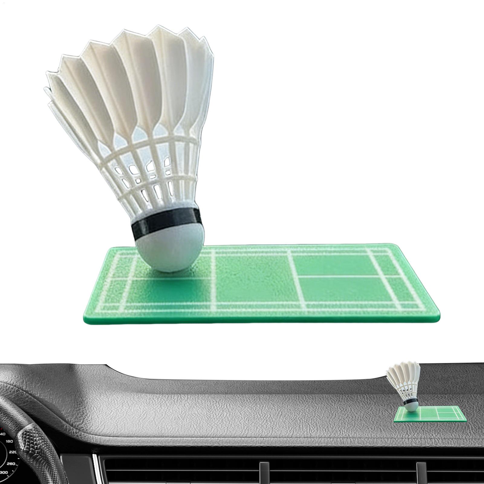 Badminton Shuttlecock - Adornos para el salpicadero del coche,