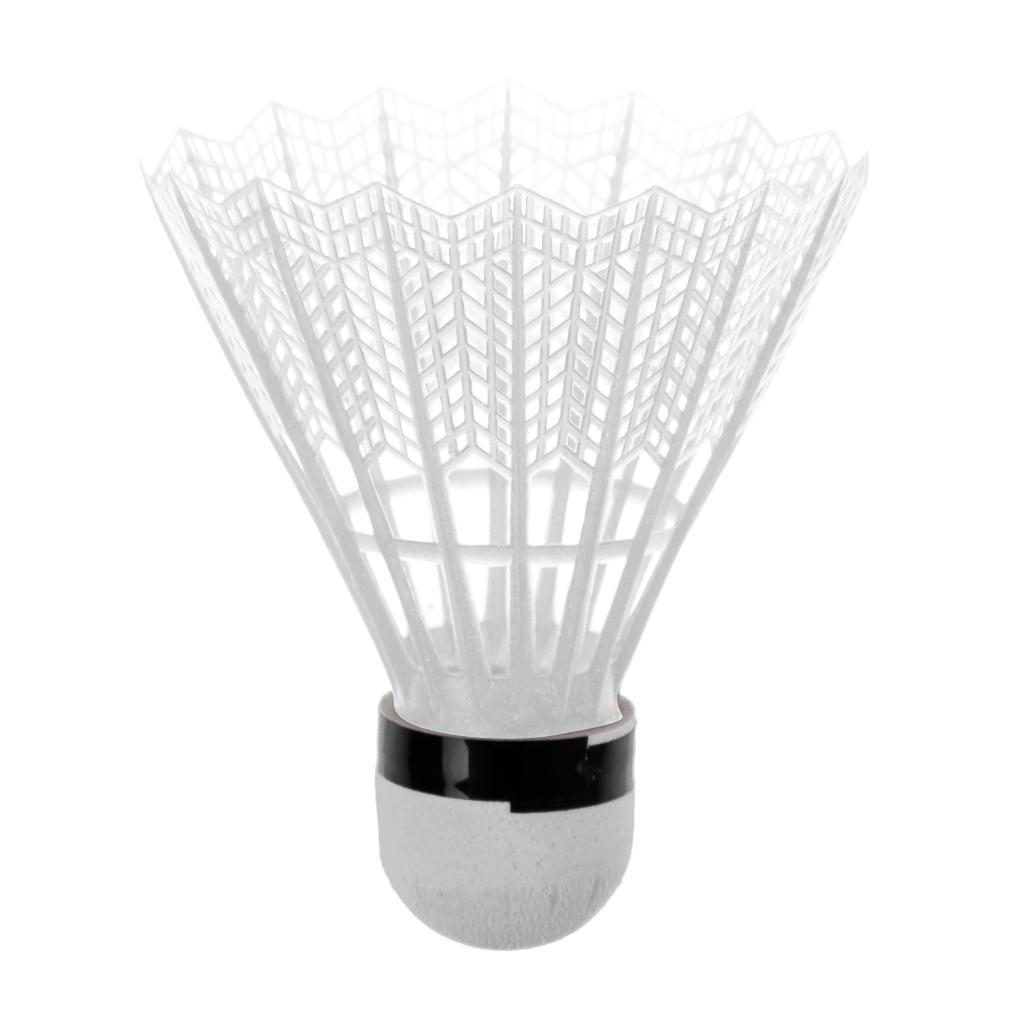 Nylon Shuttlecock 12 - Volantes de bádminton de plástico, pelotas
