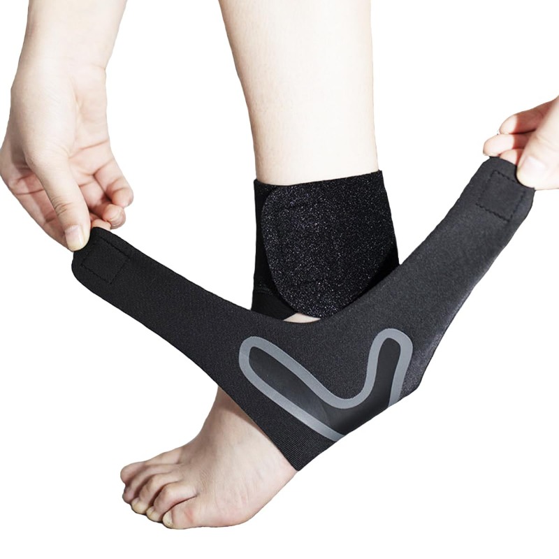 Ankle Support Badminton - Tobillera ajustable con soporte de compresión,