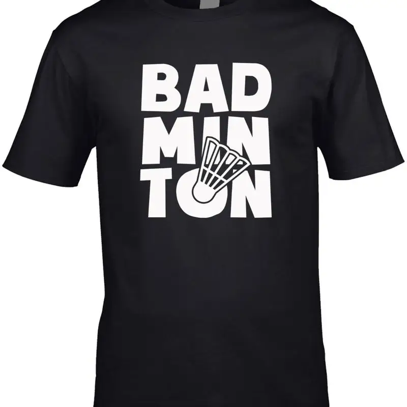 Badminton Shuttlecock - Camiseta de bádminton para hombre, divertida,