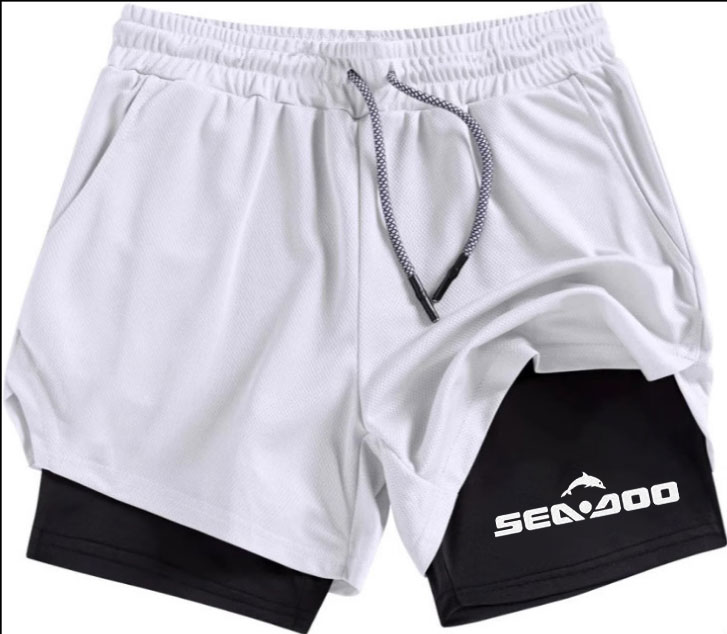 Badminton Wallpaper - Pantalones Cortos Deportivos Transpirables para Hombre,
