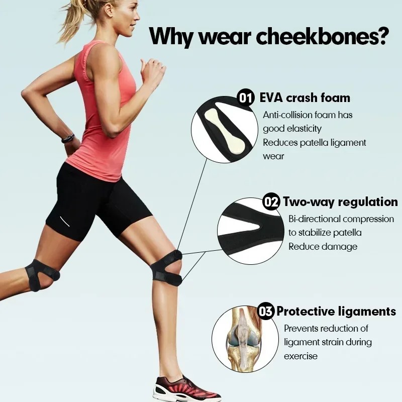 1 unidad Rodillera de compresi - Knee Brace Badminton reseña y precio