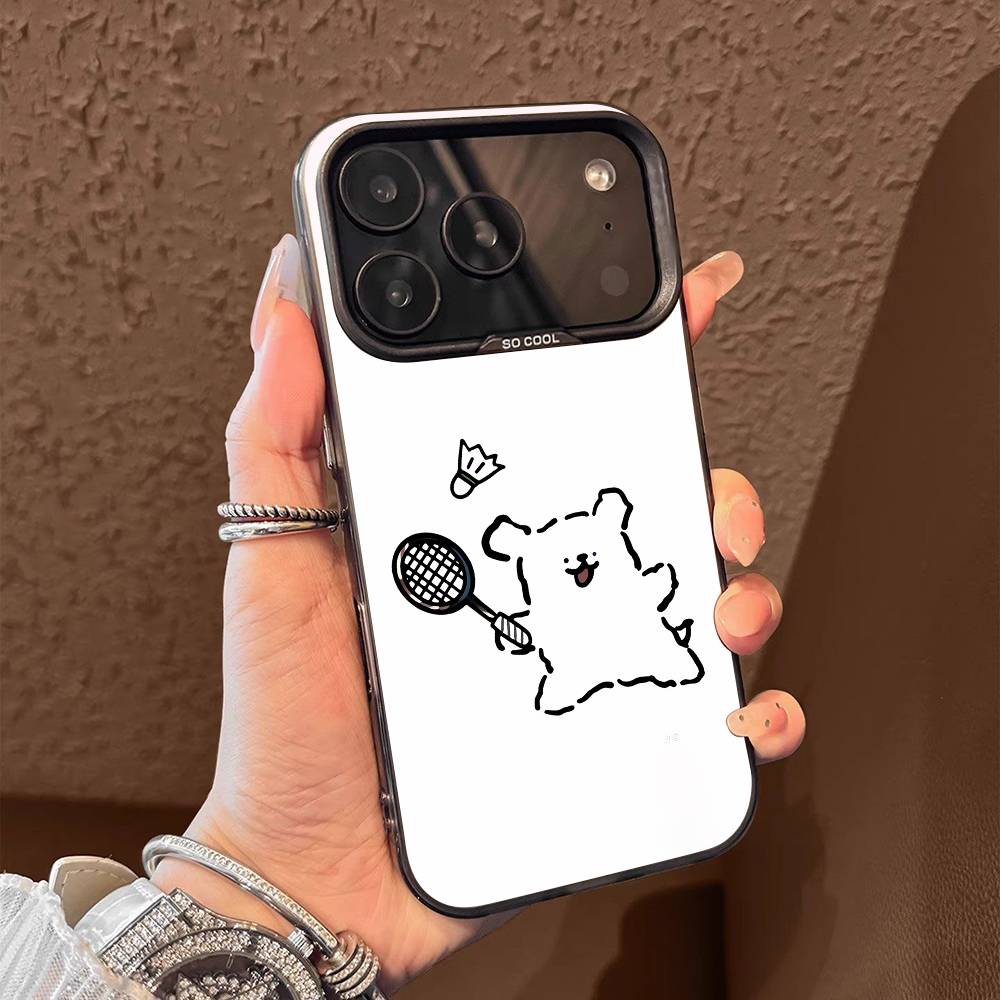 Funda de teléfono con dibujos  - Badminton Quotes reseña y precio