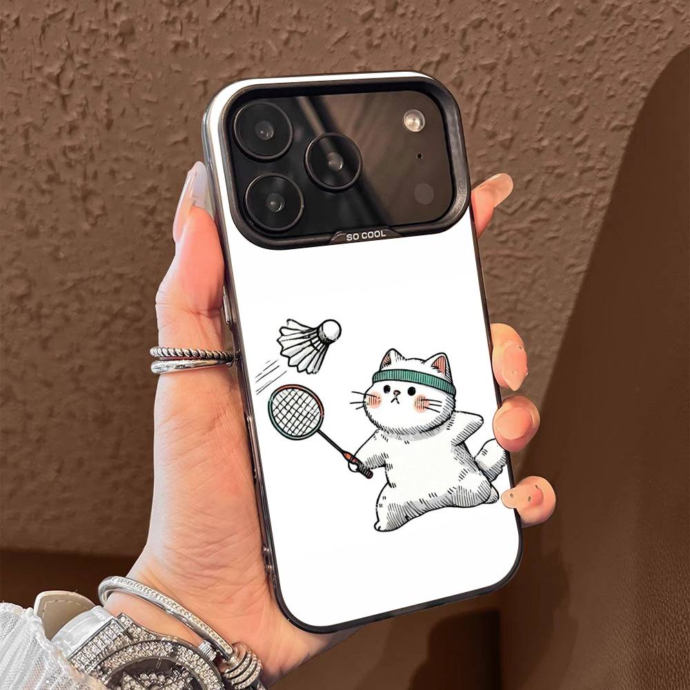 Funda de teléfono con dibujos  - Badminton Quotes reseña y precio