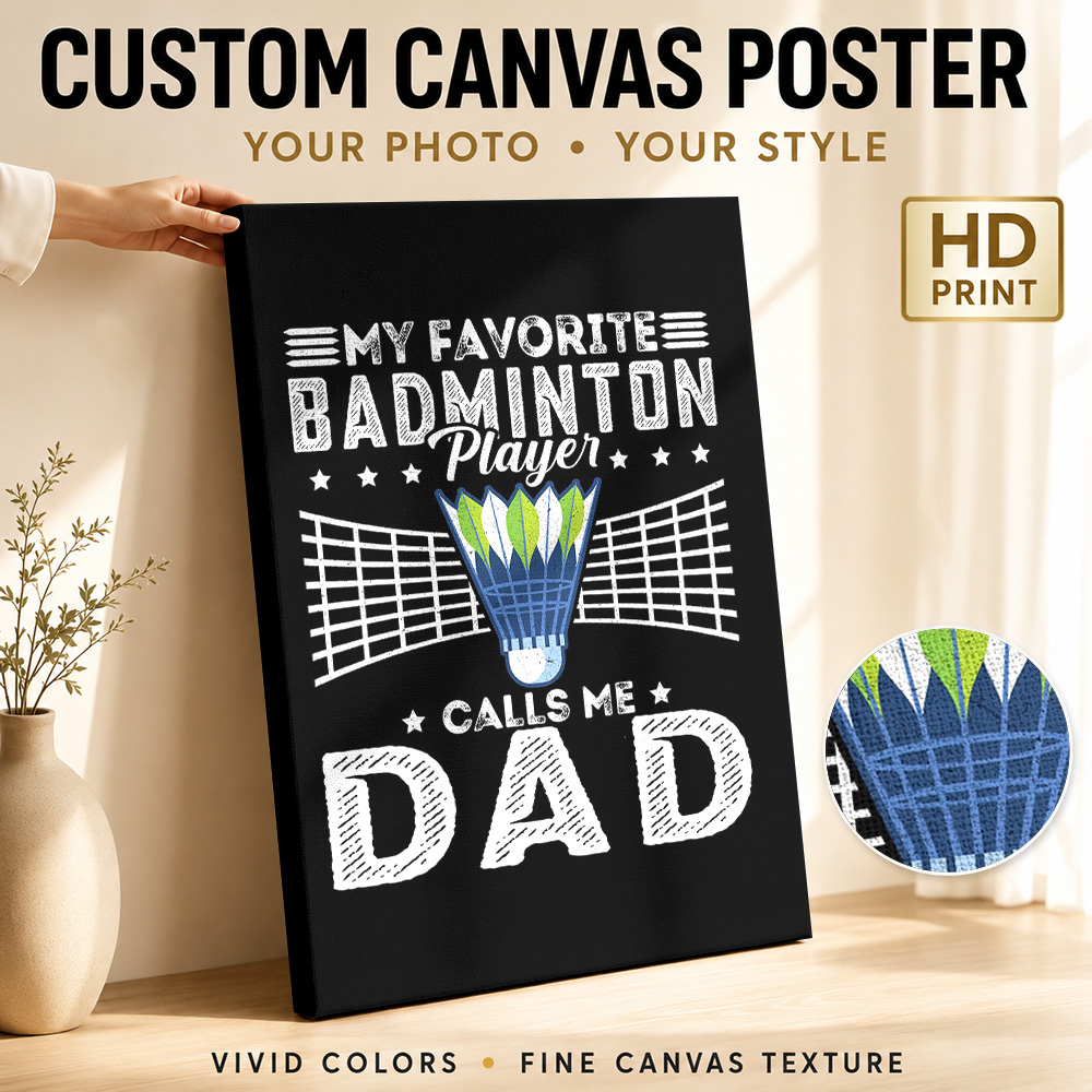 Póster Impreso en Lienzo con l - Badminton Photo reseña y precio