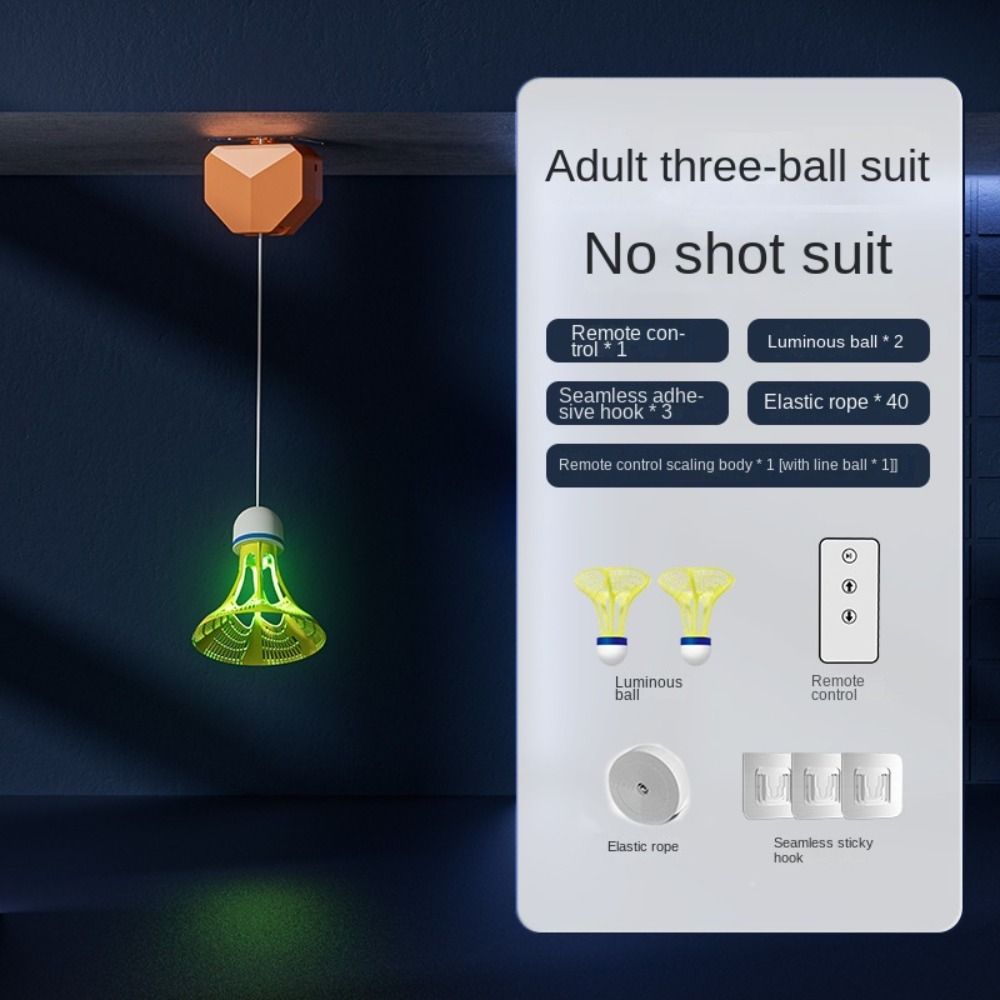 1 Set de Entrenador Eléctrico  - Badminton Rebound Trainer reseña y precio
