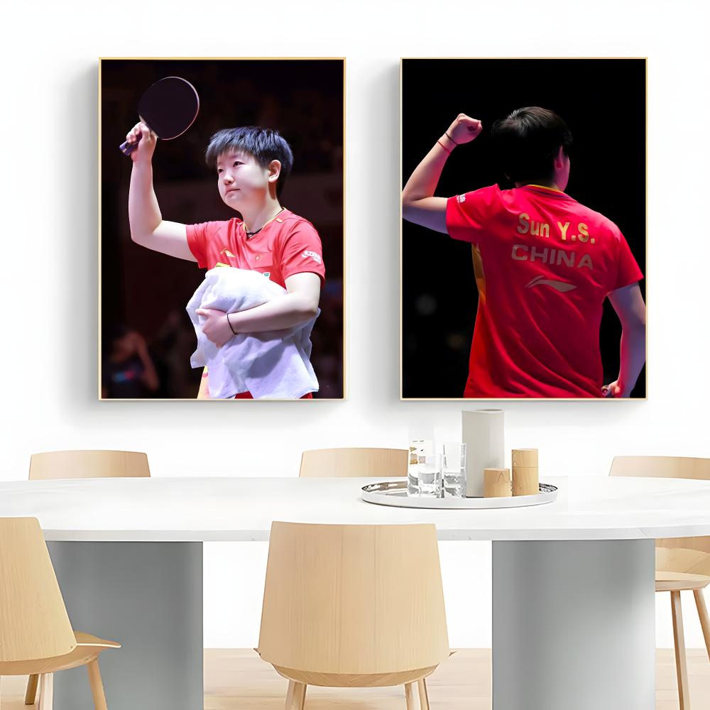 Póster de atleta de tenis de m - Badminton Quotes reseña y precio