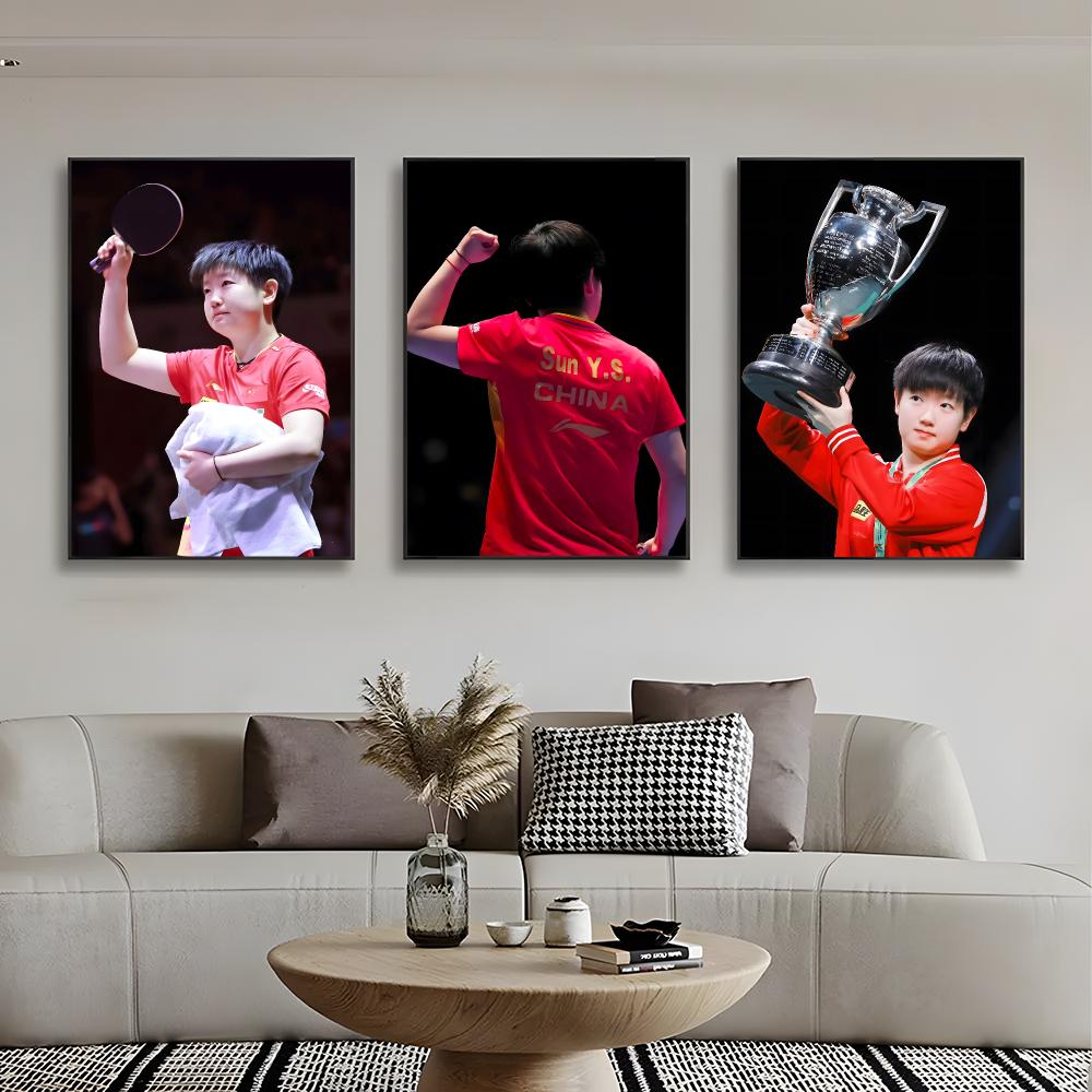 Póster de atleta de tenis de m - Badminton Quotes reseña y precio
