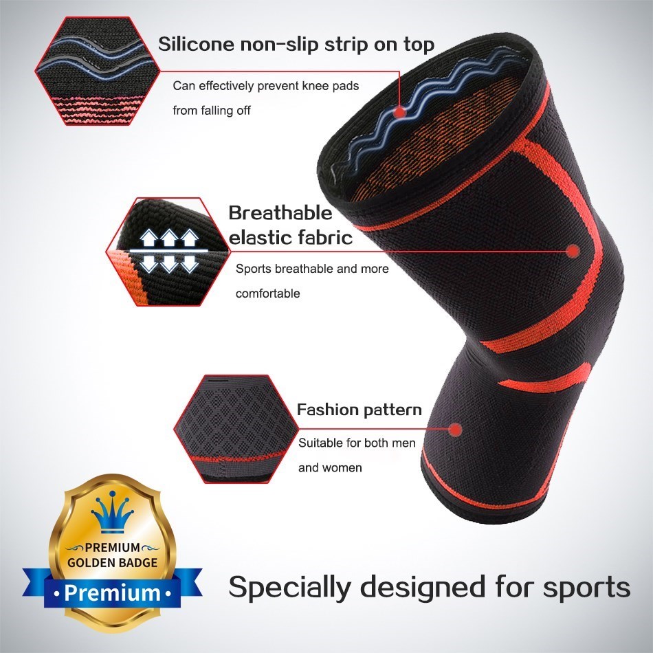 WOSWEIR-rodilleras elásticas d - Knee Brace Badminton reseña y precio